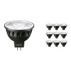 Multipack 10x Philips Master LED Spot GU5.3 MR16 6.7W 410lm 10D - 927 Zeer Warm Wit | Beste Kleurweergave - Dimbaar - Vervangt 35W