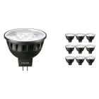 Multipack 10x Philips Master LED Spot GU5.3 MR16 6.7W 430lm 10D - 930 Warm Wit | Beste Kleurweergave - Dimbaar - Vervangt 35W