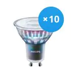 Multipack 10x Philips MASTER LED Spot ExpertColor GU10 PAR16 5.5W 375lm 25D - 930 Warm Wit | Beste Kleurweergave - Dimbaar - Vervangt 50W