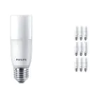 Multipack 10x Philips Corepro LED E27 Tubular Stick Mat 9.5W 1050lm - 840 Koel Wit | Vervangt 75W
