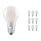 Multipack 10x Ledvance Classic LED E27 Peer Filament Mat 4.8W 470lm - 827 Zeer Warm Wit | Dimbaar - Vervangt 40W