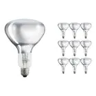 Multipack 10x Philips R125 IR 375W E27 230-250V Helder