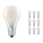 Multipack 10x Ledvance Classic LED E27 Peer Filament Mat 7.5W 1055lm - 827 Zeer Warm Wit | Vervangt 75W