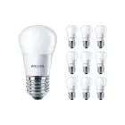 Multipack 10x Philips Corepro LED Lustre E27 Kogel Mat 5W 470lm - 827 Zeer Warm Wit | Vervangt 40W