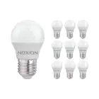 Multipack 10x Noxion Lucent Lustre LED E27 Kogel Mat 2.5W 250lm - 827 Zeer Warm Wit | Vervangt 25W