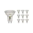 Multipack 10x Noxion LED Spot GU10 PAR16 5.5W 560lm 36D - 830 Warm Wit | Vervangt 75W
