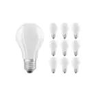 Multipack 10x Ledvance Classic LED E27 Peer Filament Mat 11W 1521lm - 827 Zeer Warm Wit | Dimbaar - Vervangt 100W