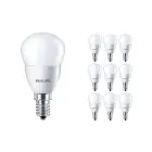 Multipack 10x Philips Corepro LED Lustre E14 Kogel Mat 5W 470lm - 827 Zeer Warm Wit | Vervangt 40W