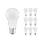 Multipack 10x Ledvance Classic LED E27 Peer Mat 8.5W 806lm - 840 Koel Wit | Vervangt 60W
