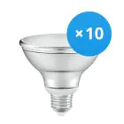 Multipack 10x Ledvance LED Spot E27 PAR30 10W 633lm 36D - 927 Zeer Warm Wit | Beste Kleurweergave - Dimbaar - Vervangt 75W