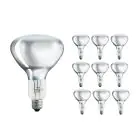 Multipack 10x Philips BR125 IR 250W E27 230-250V Helder