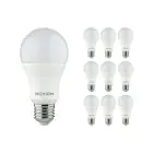 Multipack 10x Noxion Lucent Classic LED E27 Peer Mat 11W 1055lm - 827 Zeer Warm Wit | Dimbaar - Vervangt 75W