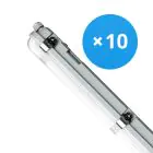 Multipack 10x Noxion LED Waterdichte Montagebalk Poseidon V3.0 35-65W 4550-9100lm - 830-865 CCT | 150cm - Doorvoerbedrading (5x2.5mm2)