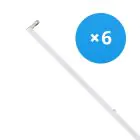 Multipack 6x Bright Choice LED Montagebalk Click T8 | Geschikt voor 150cm LED Buis 