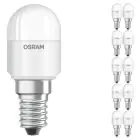Multipack 10x Ledvance LED Special T26 E14 Tubular Mat 2.3W 200lm - 827 Zeer Warm Wit | Vervangt 20W