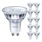Multipack 10x Philips Corepro LED Spot GU10 PAR16 4.9W 485lm 36D - 840 Koel Wit | Vervangt 65W