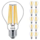 Multipack 10x Philips Corepro LED Lamp E27 Peer Helder 17W 2452lm - 827 Zeer Warm Wit | Vervangt 150W