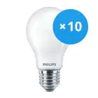 Multipack 10x Philips MASTER Value LED Lamp E27 Peer Mat 11.2W 1521lm - 927 Zeer Warm Wit | Beste Kleurweergave - Dimbaar - Vervangt 100W
