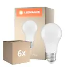 Multipack 6x Ledvance Classic LED E27 Peer Mat 8.8W 806lm - 827 Zeer Warm Wit | Dimbaar - Vervangt 60W