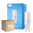 Multipack 10x Philips CorePro LED Capsule G9 Mat 2.7W 300lm - 827 Zeer Warm Wit | Dimbaar - Vervangt 25W