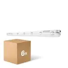 Multipack 6x Ledvance LED Waterdichte Montagebalk Vochtbestendig 46W 6400lm - 840 Koel Wit | 150cm