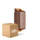 Multipack 10x Nordlux Nico Wandlamp Aluminium Roestig Up & Down | IP54 - Geschikt voor 2x GU10