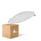 Multipack 4x Ledvance LED Downlight Slim Rond DN210 18W 1530lm 120D - 840 Koel Wit | 225mm