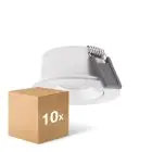 Multipack 10x Ledvance LED Spot Air Adjust Aluminium Wit 4W 320lm 36D - 930 Warm Wit | Zaagmaat 68mm - IP23 - Beste Kleurweergave - Dimbaar