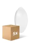 Multipack 5x Ledvance Surface Circulair 250 Wit 13W 920lm - 830 Warm Wit | met Sensor - IP44 - Vervangt 2x13W