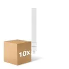 Multipack 10x Noxion Lucent PL-S LED  6W - 827 Zeer Warm Wit | 2-Pin - Vervangt 11W