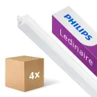 Multipack 4x Philips LED Montagebalk Ledinaire BN021C 15W 1600lm - 840 Koel Wit | 90cm