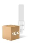 Multipack 10x Noxion Lucent PL-S LED 2.8W - 840 Koel Wit | 2-Pin - Vervangt 5W