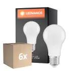 Multipack 6x Ledvance Classic LED E27 Peer Mat 10W 1055lm - 827 Zeer Warm Wit | Dimbaar - Vervangt 75W