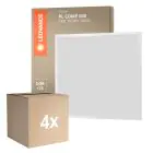 Multipack 4x Ledvance LED Paneel Compact Aluminium Wit 33W 3630lm - 830 Warm Wit | 60x60cm