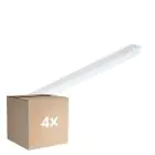 Multipack 4x Philips LED Montagebalk Ledinaire BN021C 5W 540lm - 840 Koel Wit | 30cm