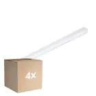 Multipack 4x Philips LED Montagebalk CoreLine Wit 25W/37W 3500lm/5200lm - 830-840 CCT| 150cm - Vervangt 2x58W