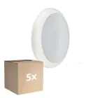 Multipack 5x Philips LED Plafondlamp Ledinaire WL070V Gen 2 Wit 17W 1700lm - 830-840 CCT | 300mm - IP65
