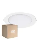 Multipack 4x Noxion LED Downlight Slim V2.0 20W 2000lm 120D - 830 Warm Wit | 225mm - Zaagmaat 200mm - IP44 