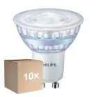 Multipack 10x Philips Corepro LED Spot GU10 PAR16 6.7W 670lm 60D - 830 Warm Wit | Vervangt 90W