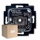 Multipack 6x Busch-Jaeger 6523U-102 LED Dimmer 6512-0-0334 2-100W 50/60Hz (Basiselement)