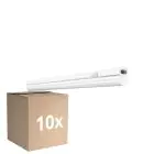 Multipack 10x Ledvance LED Montagebalk Linear Compact Schakelaar 4W 400lm - 830 Warm Wit | 30cm