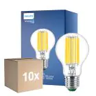 Multipack 10x Philips MASTER LED Lamp Ultra Efficient E27 Peer Helder 7.3W 1535lm - 840 Koel Wit | Vervangt 100W