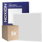 Multipack 5x Noxion LED Paneel Delta Value V5 Backlit 28W 3920lm - 830-840 CCT | 60x60cm - UGR 