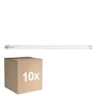 Multipack 10x Sylvania ToLEDo Superia T8 LED Buis T8 (EM/Mains) Ultra Efficiency 16.8W 3100lm - 840 Koel Wit | 120cm - Vervangt 36W