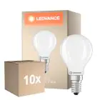 Multipack 10x Ledvance Classic LED E14 Kogel Filament 5.9W 806lm - 827 Zeer Warm Wit | Dimbaar - Vervangt 60W