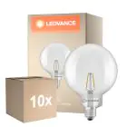 Multipack 10x Ledvance Classic LED Globe LED E27 Globe Filament Helder 1.8W 250lm - 827 Zeer Warm Wit | Vervangt 25W