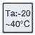 Symbool Temperatuurbestendigheid